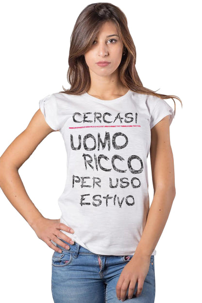 T-shirt Donna STREET STYLE Cotone Bio Slub