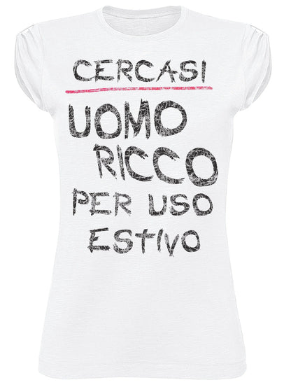 T-shirt Donna STREET STYLE Cotone Bio Slub