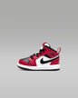 Jordan 1 Mid Kids' Sneakers Black Red - 640735-069