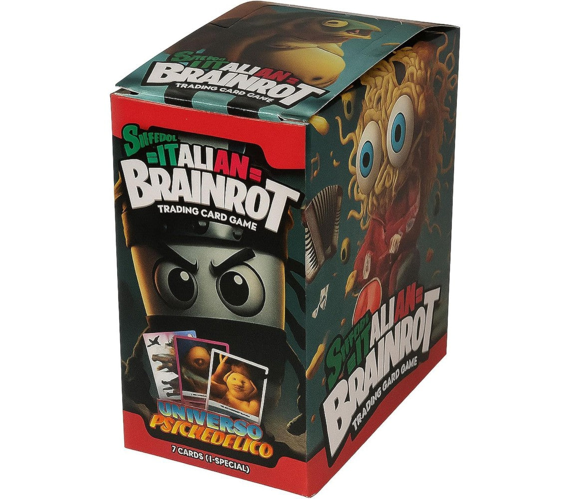Skifidol Italian Brainrot TCG Universo Psichedelico Box Display 24 Booster (14 Karten) Ita