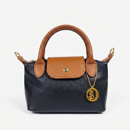 Stile Donna Bags - Venis Mini Borsa Bicolore in Vera Pelle