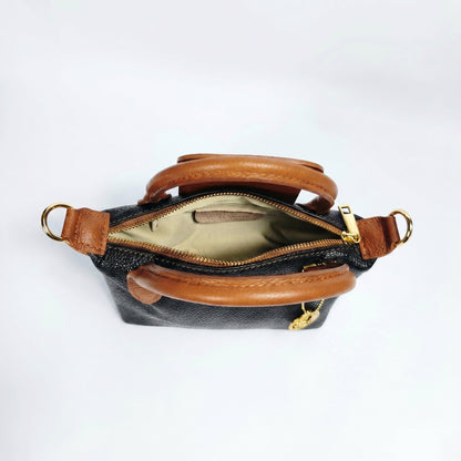 Stile Donna Bags - Venis Mini Borsa Bicolore in Vera Pelle