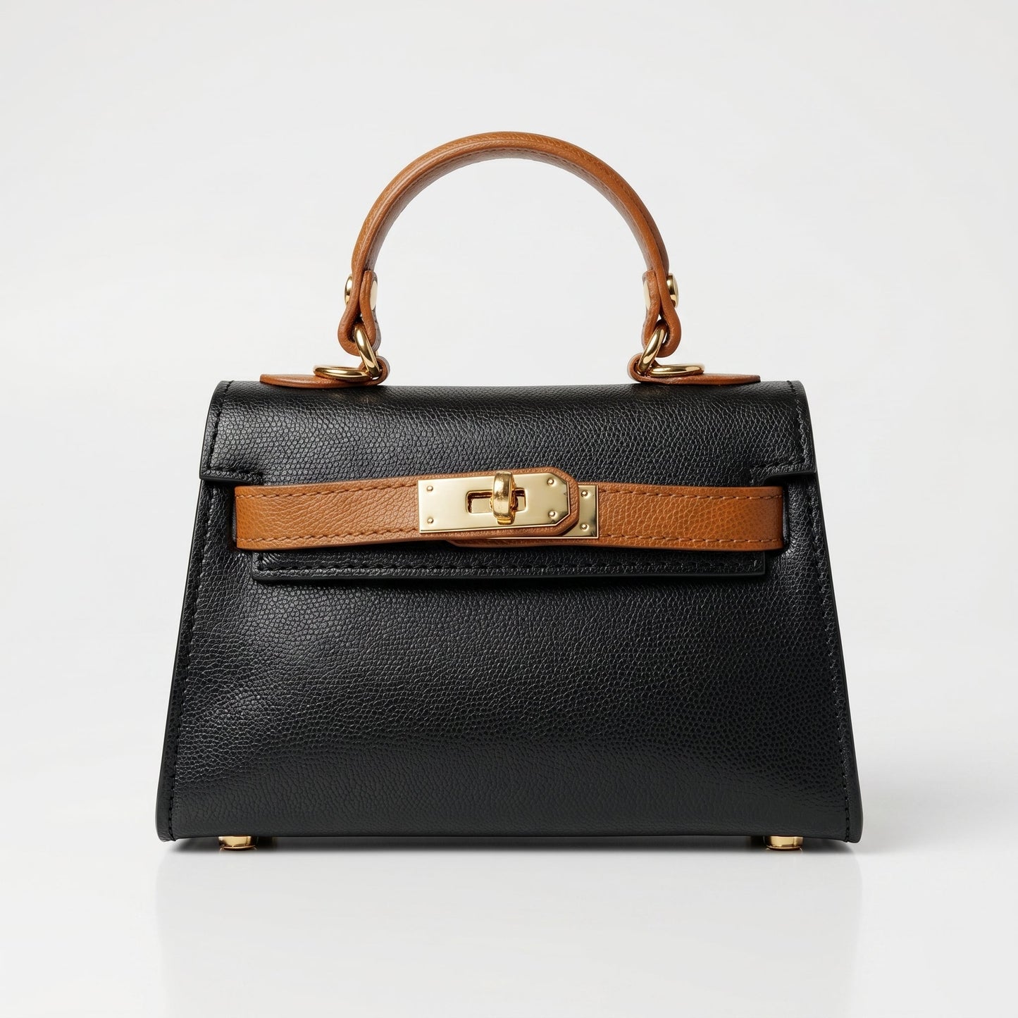 Stile Donna Bags - Mini Beky Borsa a Mano in Vera Pelle