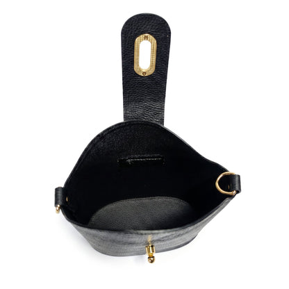 Stile Donna Bags - Emma Borsa in Vera Pelle con Chiusura a Torsione