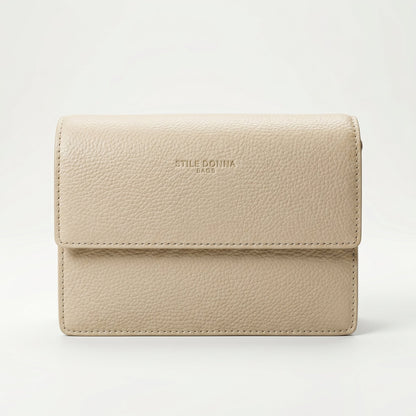 Stile Donna Bags - Luxe Borsa a Tracolla in Vera Pelle
