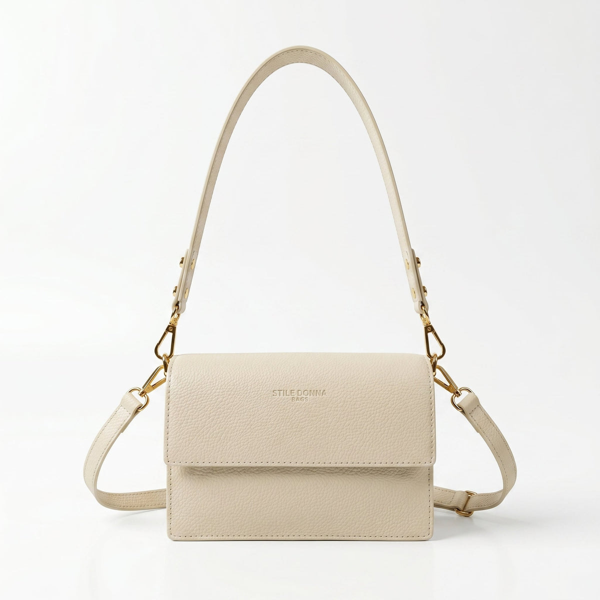 Stile Donna Bags - Luxe Borsa a Tracolla in Vera Pelle