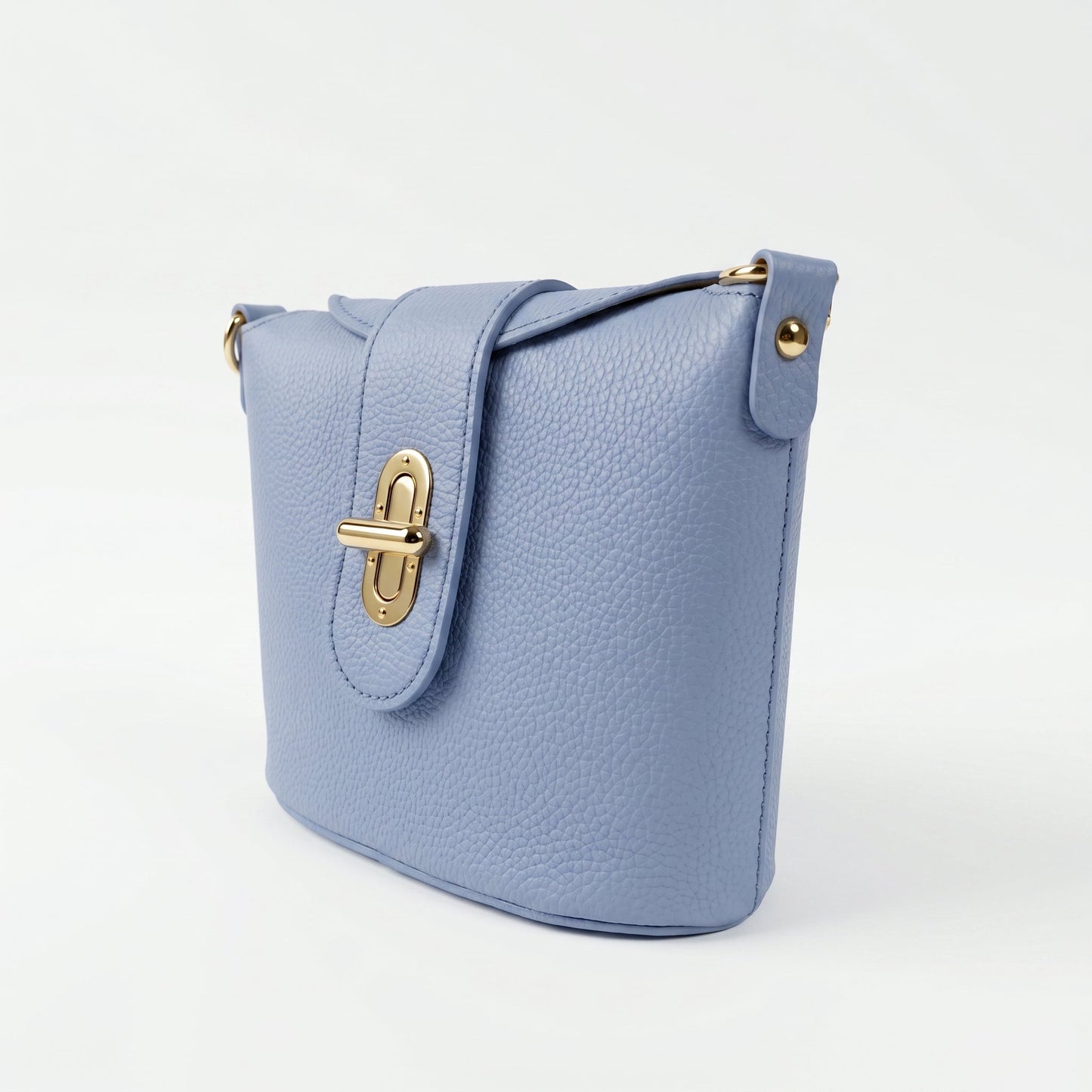 Stile Donna Bags - Emma Borsa in Vera Pelle con Chiusura a Torsione