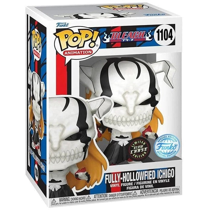 Funko Pop Animation Bleach: Fully-Hollowfied Ichigo (1104) Glow Chase Special