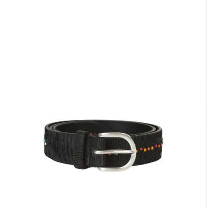 Blade Leather Belt with Micro-Studs