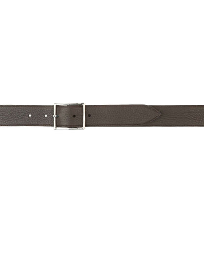 Double Biometric Belt Dollar+Saffiano - Ebony+Black