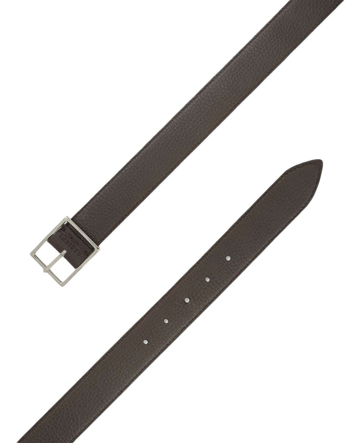 Double Biometric Belt Dollar+Saffiano - Ebony+Black