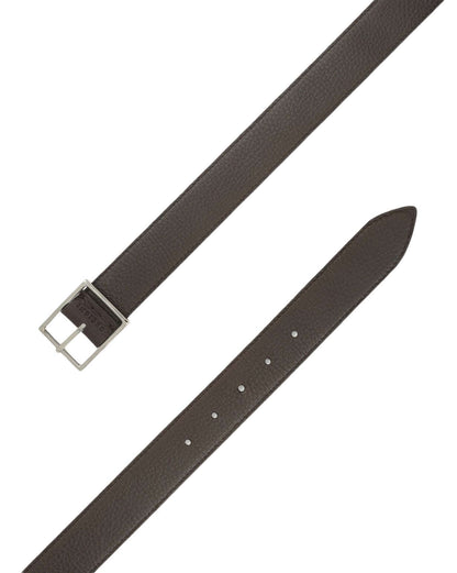 Double Biometric Belt Dollar+Saffiano - Ebony+Black