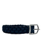 Cintura Hunting Double Blu in Pelle