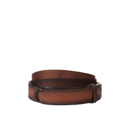Cintura Nobuckle Blade in Cuoio