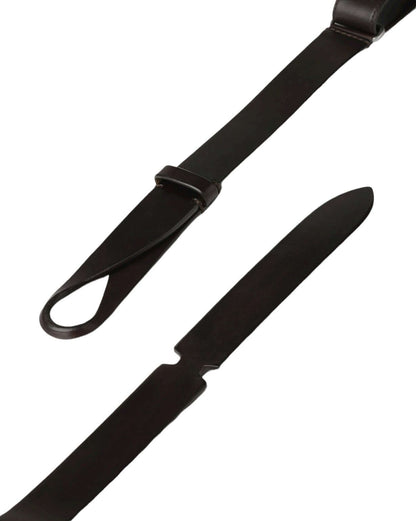 Cintura Nobuckle Bull in Cuoio