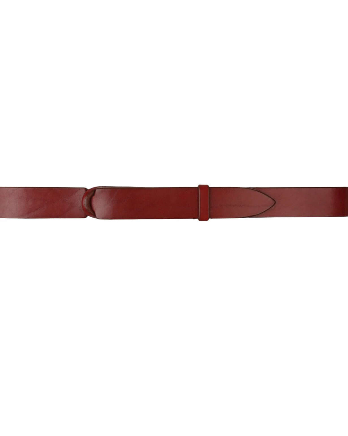Nobuckle Bull Leather Belt