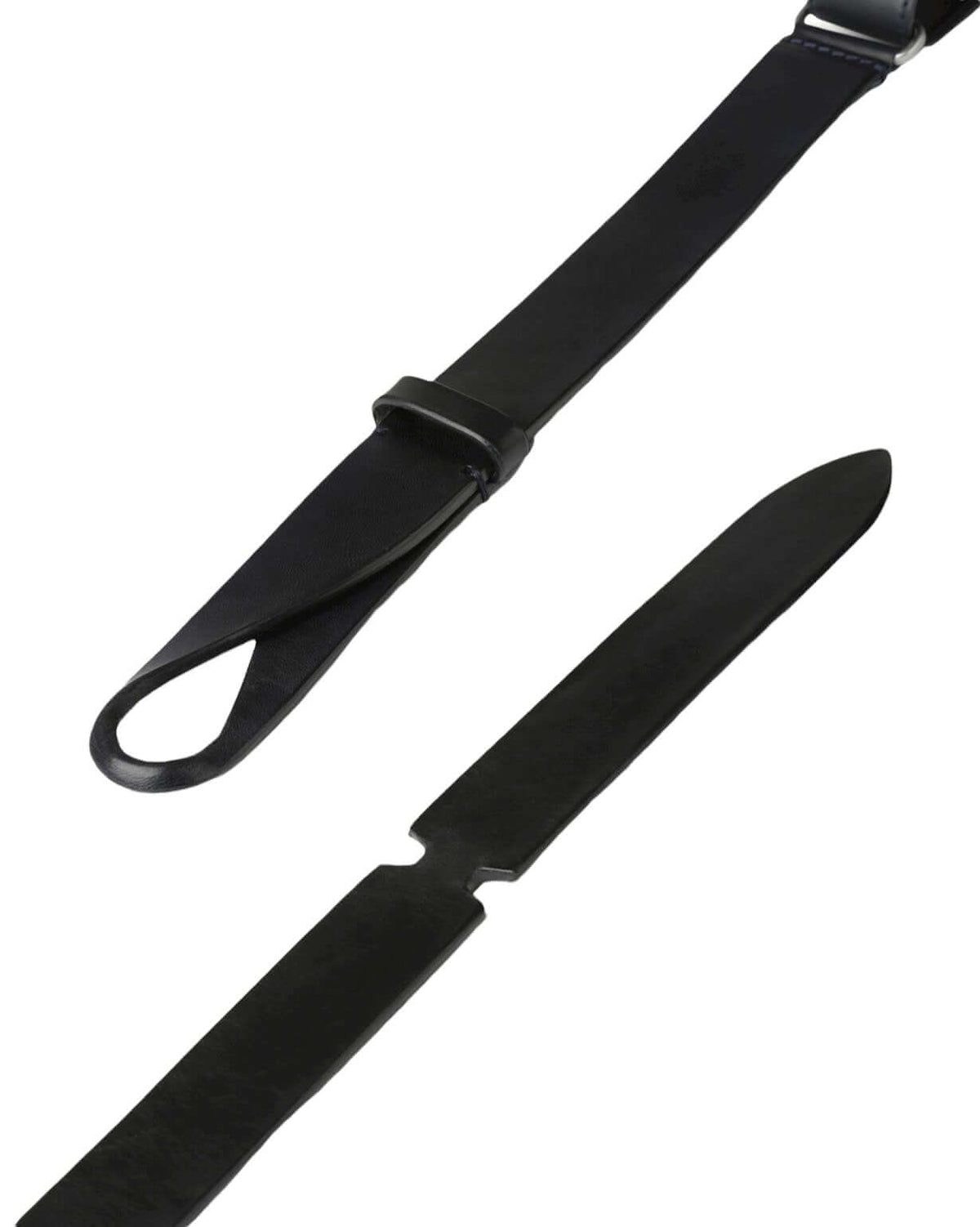 Cintura Nobuckle Bull in Cuoio