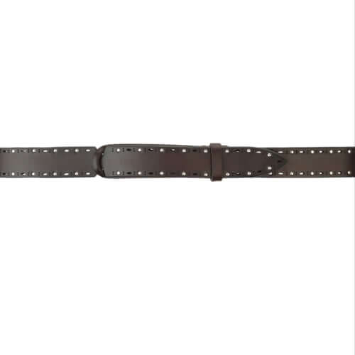 Nobuckle Bull Soft Leather Belt with Micro-Studs