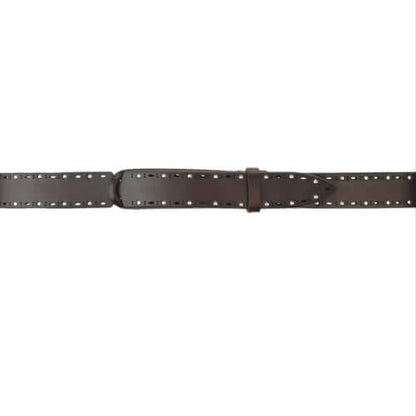 Nobuckle Bull Soft Leather Belt with Micro-Studs