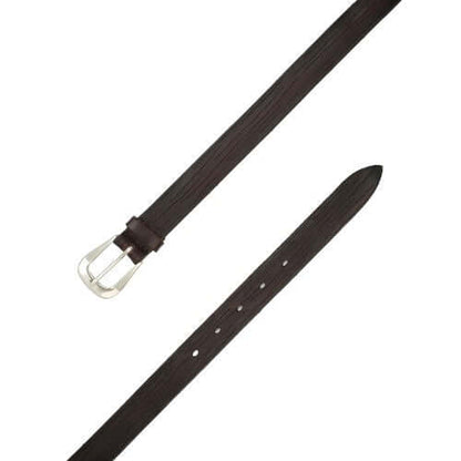 Cintura Sportiva Bull Soft in Cuoio Testa di Moro