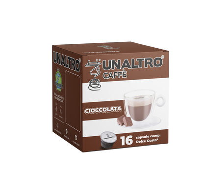 16 CAPSULE DOLCE GUSTO®  UNALTRO CAFFE MISCELA CIOCCOLATA.