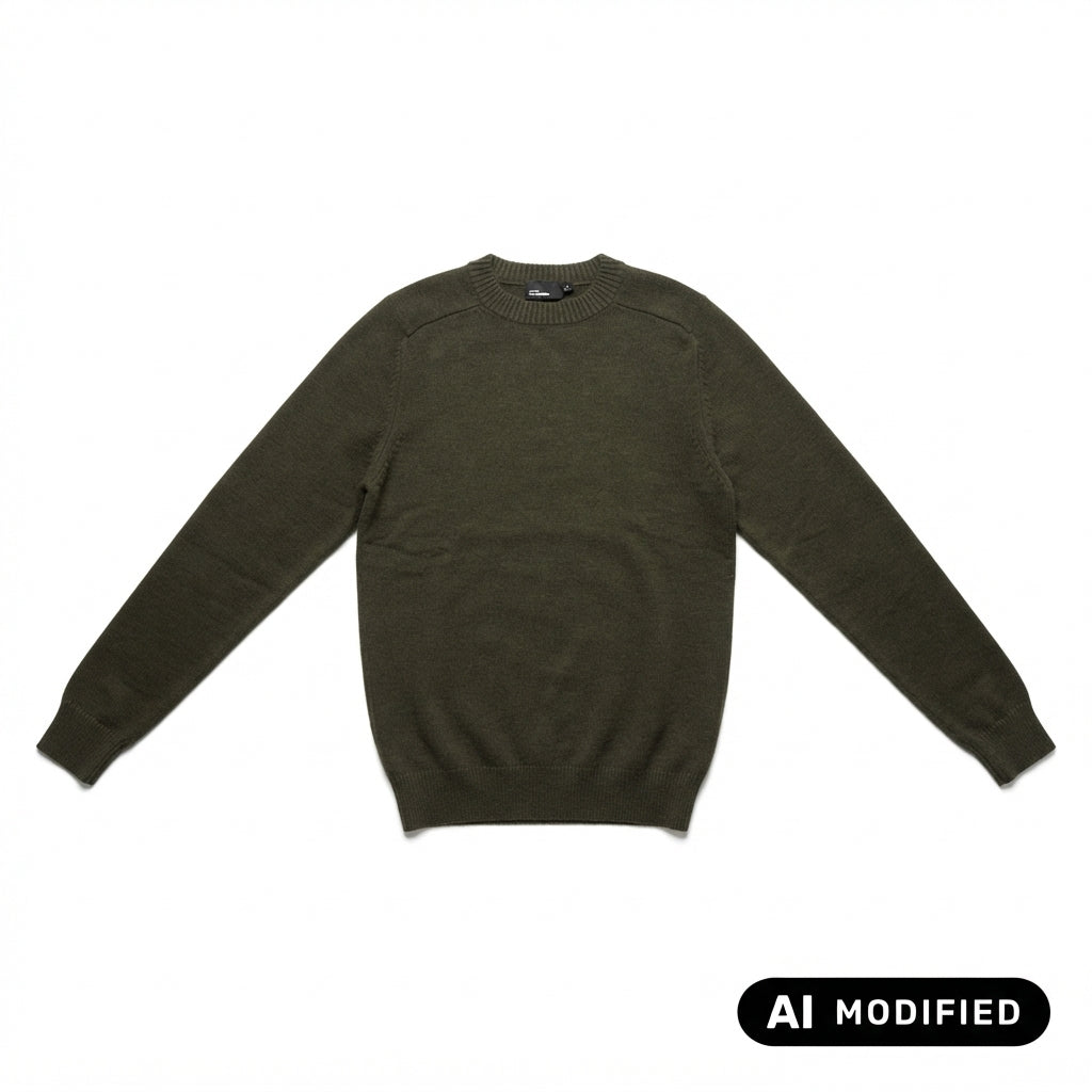 Bomboogie Maglione Girocollo MM9866KCNW 322 Uomo Verde - Maglione in Maglia
