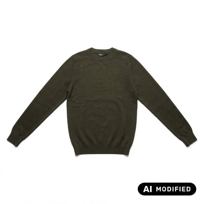 Bomboogie Maglione Girocollo MM9866KCNW 322 Uomo Verde - Maglione in Maglia