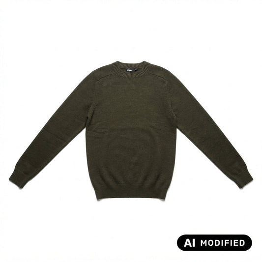 Bomboogie Maglione Girocollo MM9866KCNW 322 Uomo Verde - Maglione in Maglia