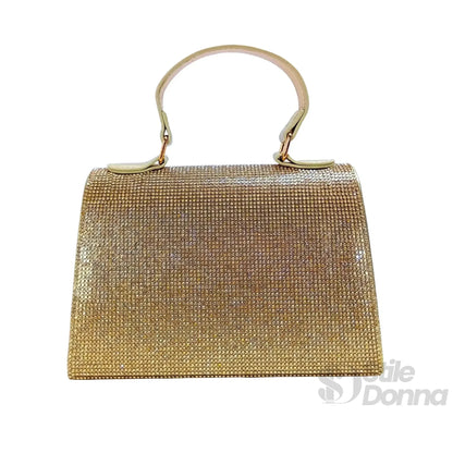 Valentini Pochette da Sera con Strass in Ecopelle