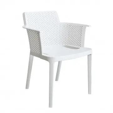 Poltrona Cathy - Poltrona impilabile in polipropilene - Dimensioni: 60x58x76.5cm