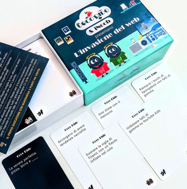 Asmodee Coco Rido x iNoob: Die Invasion des Webs Brettspiel Kartenspiel Partyspiele