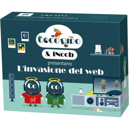 Asmodee Coco Rido x iNoob: Die Invasion des Webs Brettspiel Kartenspiel Partyspiele
