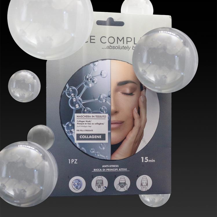 Face Complex 8Stk Tuchmaske Gesicht Hyaluronsäure Kollagen Zitrone Schneckenschleim