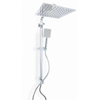 Colonna doccia con deviatore a due vie  ZEUS acciaio inox con soffione e doccetta