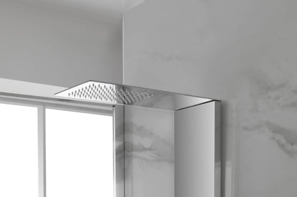 Colonna doccia slim cromo con 3 funzioni selezionabili