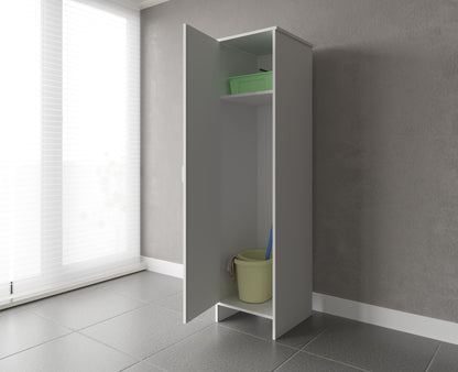 Colonna per Composizione Lavanderia in PVC, Kit Completo 45x50 cm, Modello Garden, Ideale per Spazi Funzionali