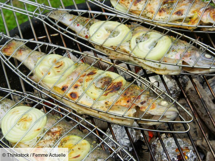 Fenner Bbq Grill Fisch 3 Grillrost Barbecue für Fisch vom Grill 3 Plätze 38x37cm