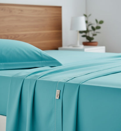 Completo Letto Tinta Unita Cotone 80 Fili linea ARIA