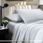 Completo Letto Tinta Unita Cotone Percalle 200 Fili linea Lagom- Matrimoniale.
