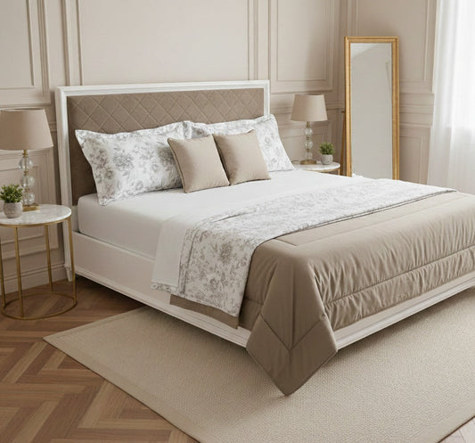 Completo Letto Matrimoniale Parigi Stampa Floreale