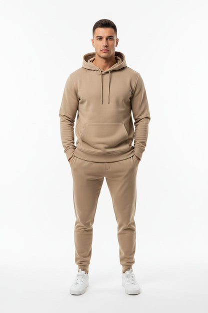 Tuta Sportiva Uomo con Cappuccio e Tascone Centrale Casual