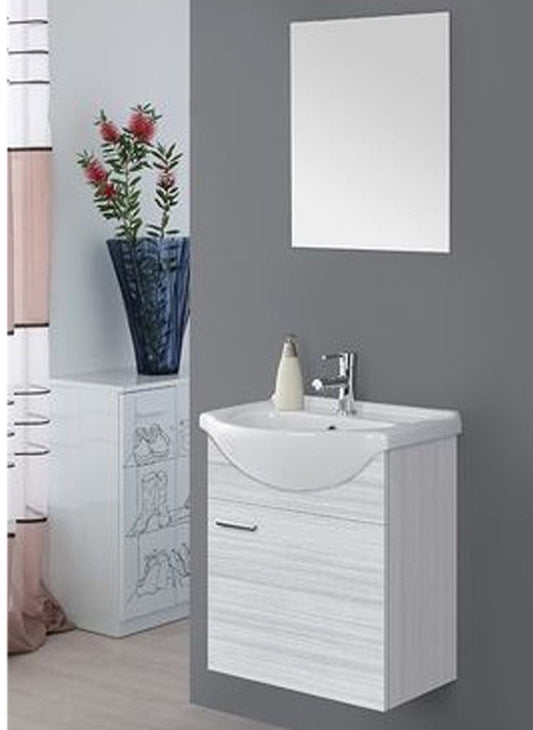 Composizione Bagno Sospeso 56cm Stella Grigio