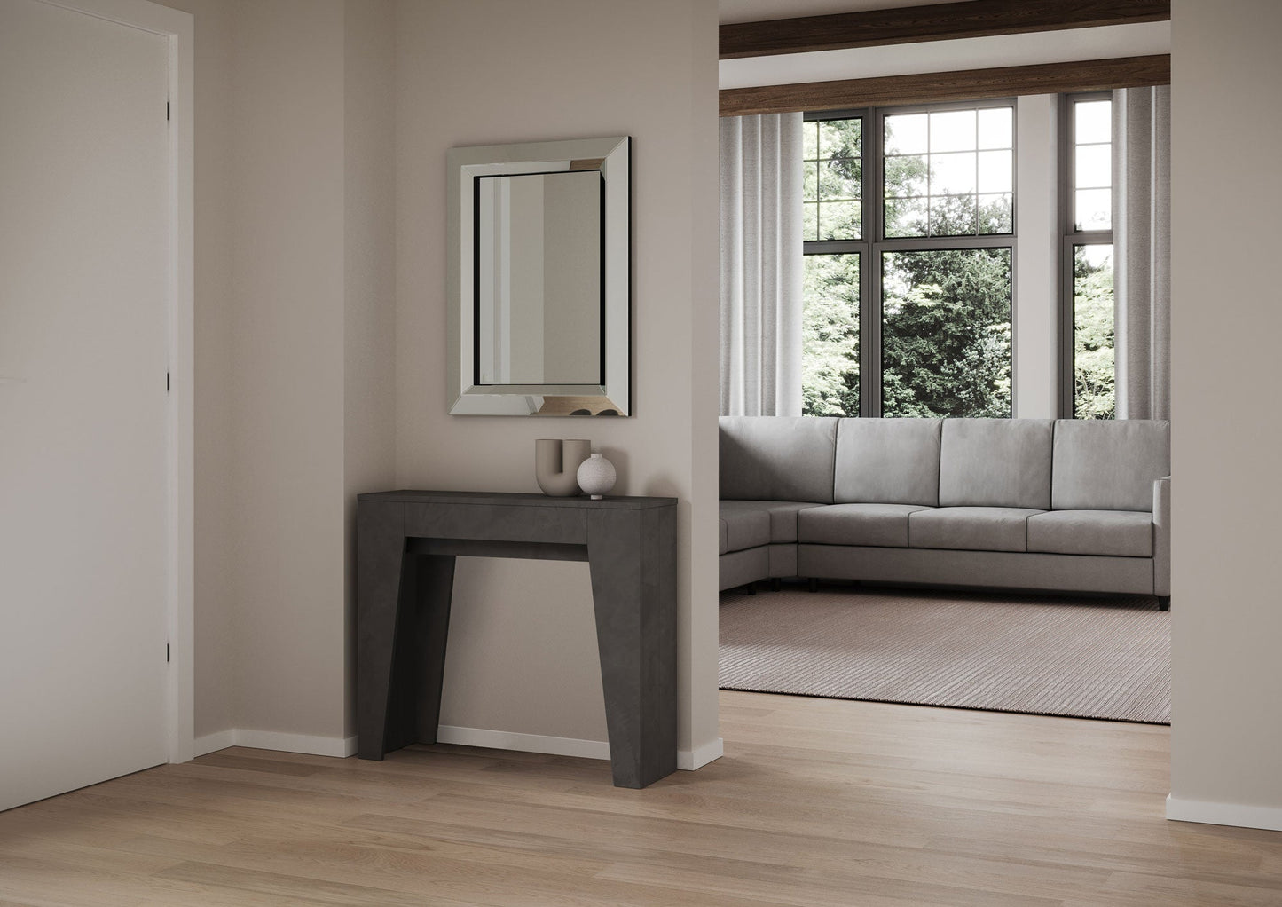 Consolle Estensibile Elegante 90x25x77 cm