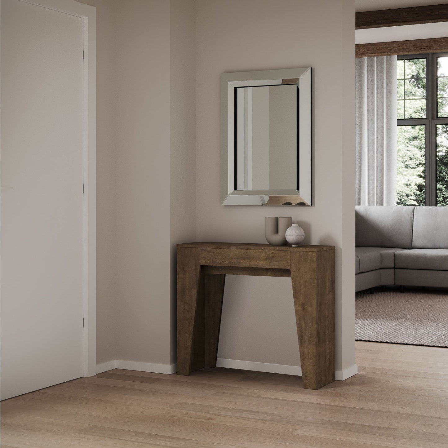 Consolle Estensibile Elegante 90x25x77 cm