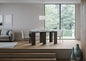 Elegant extendable console table 78x47/290 cm in various colors