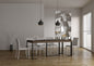 Futura Extendable Console Table with Anthracite Frame and Telescopic Extensions
