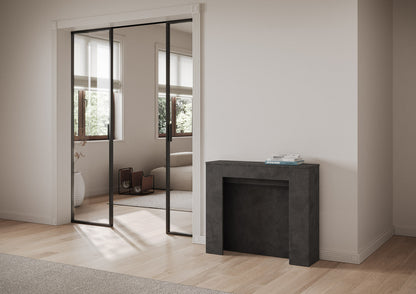 Ausziehbarer Konsolentisch Kiba 90x25/211 cm