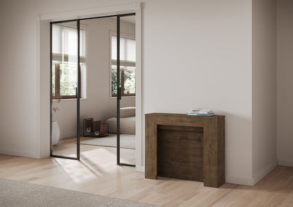 Ausziehbarer Konsolentisch Kiba 90x25/211 cm