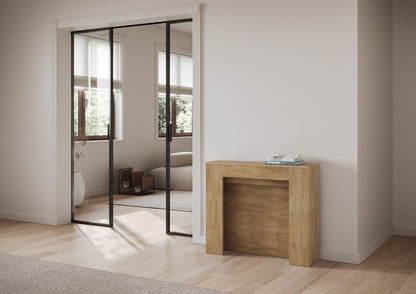 Ausziehbarer Konsolentisch Kiba 90x25/211 cm