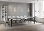 Anthracite Extendable Console Table Evolution Collection Small and Large